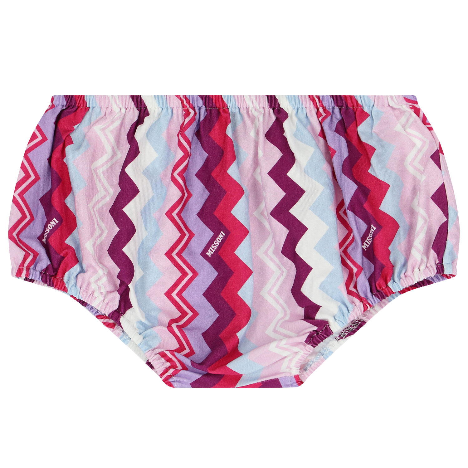Younger Girls White, Purple & Pink Logo Zigzag Dress Set, 1, hi-res image number null