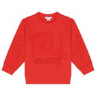 Boys Red Logo Sweatshirt, 1, hi-res