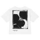 Boys White Logo T-Shirt, 1, hi-res