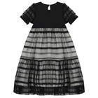 فستان بالشعار باللون الأسود, 2, hi-res