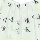 توب بالشعار باللون الأبيض للبنات, 1, hi-res