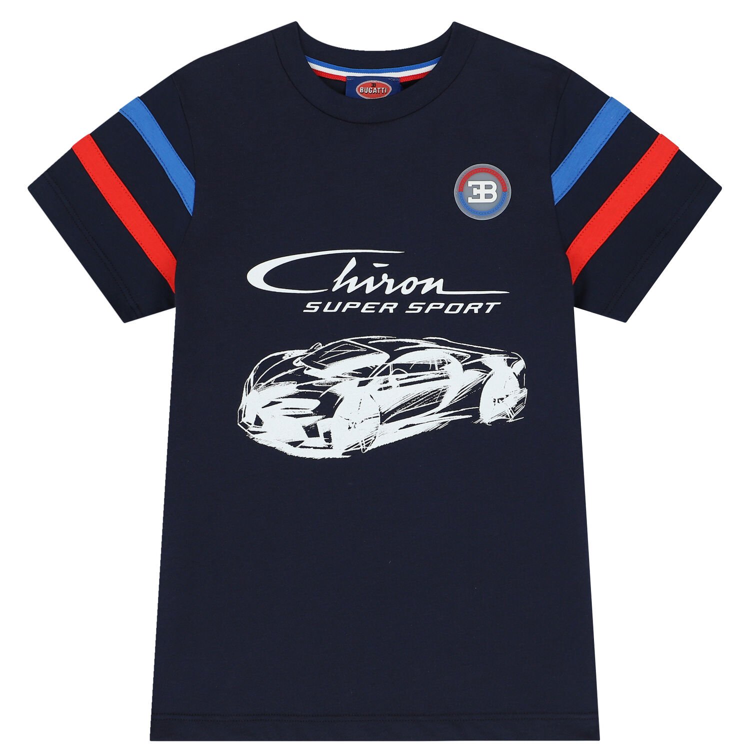 Boys Navy Blue Sports Car T-Shirt, 1, hi-res