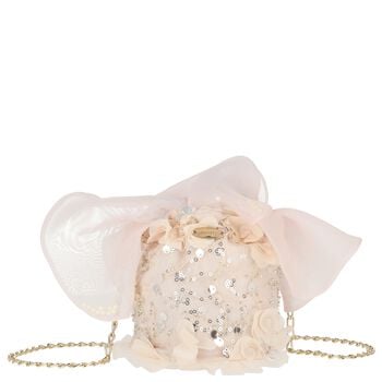Girls Pink Sequin Handbag