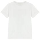 تي شيرت أولاد بشعار دب تيدي باللون الأبيض, 2, hi-res