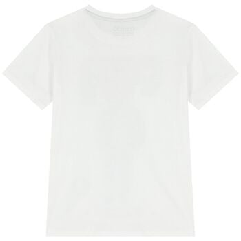 تي شيرت أولاد بشعار دب تيدي باللون الأبيض