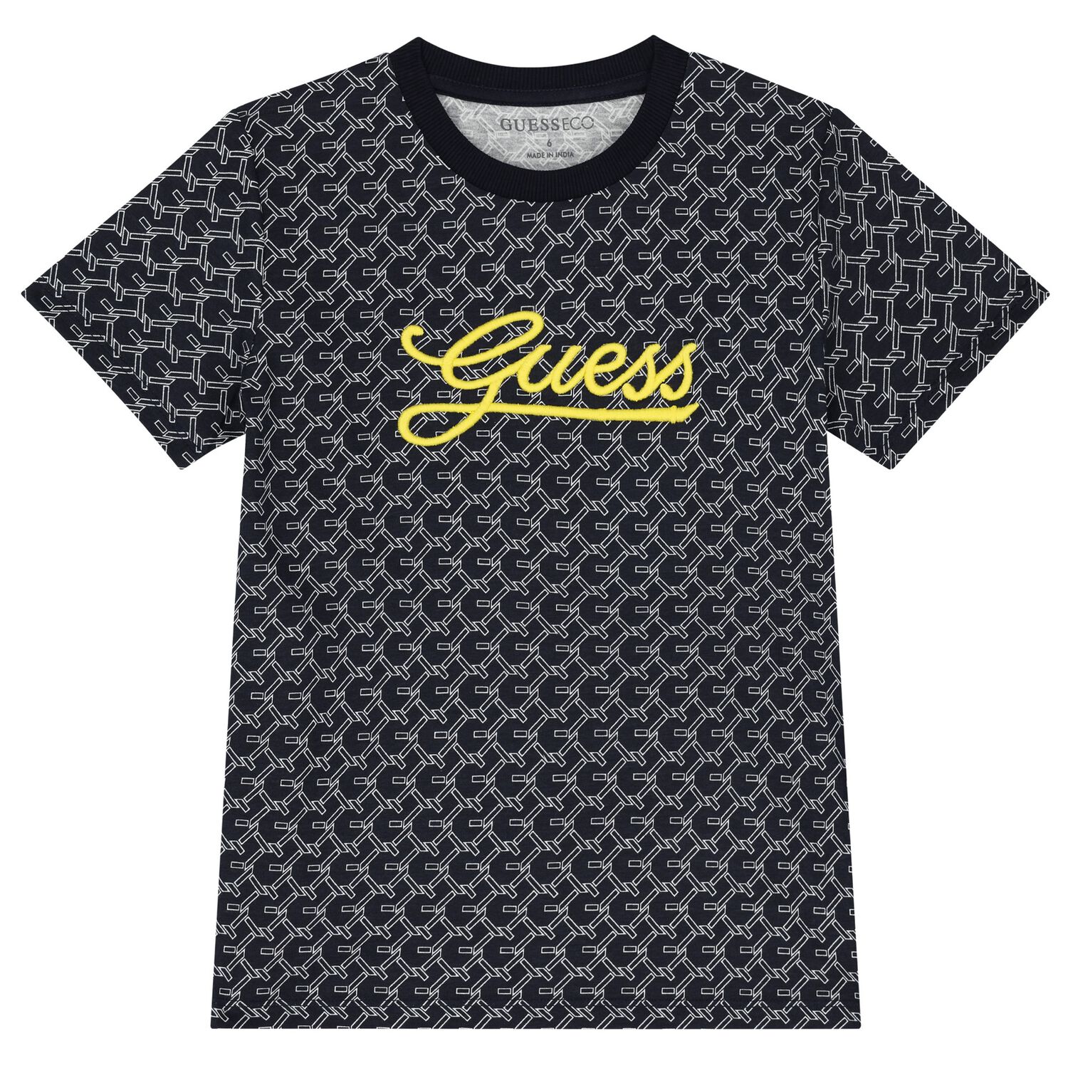 Boys Navy Blue Logo T-Shirt, 1, hi-res