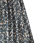 Girls Navy & Gold Logo Pleated Skirt, 1, hi-res