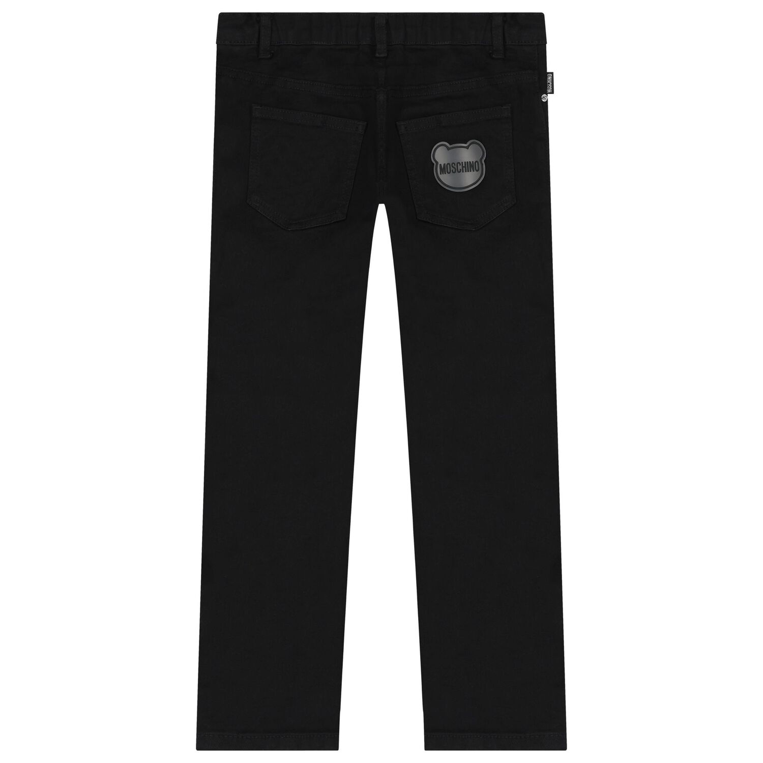 Boys Black Logo Jeans, 1, hi-res image number null