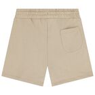 Beige Logo Shorts, 2, hi-res