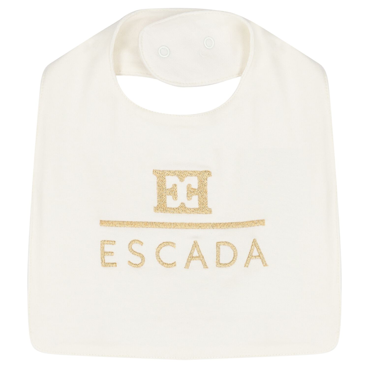 Baby Girls Ivory Logo Bib, 1, hi-res image number null