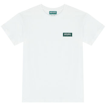 Boys White Logo T-Shirt