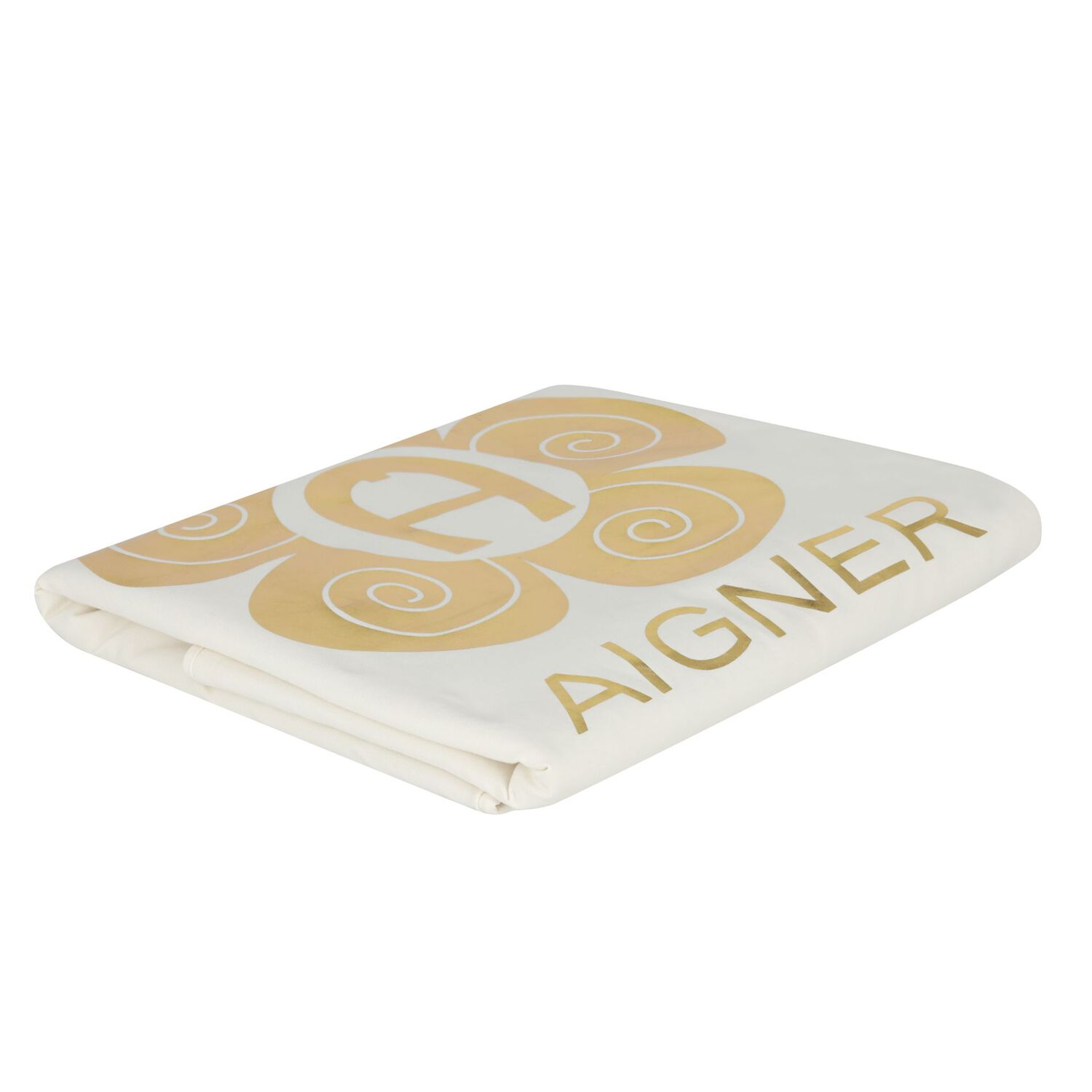 Baby Girls Ivory Logo Blanket, 1, hi-res