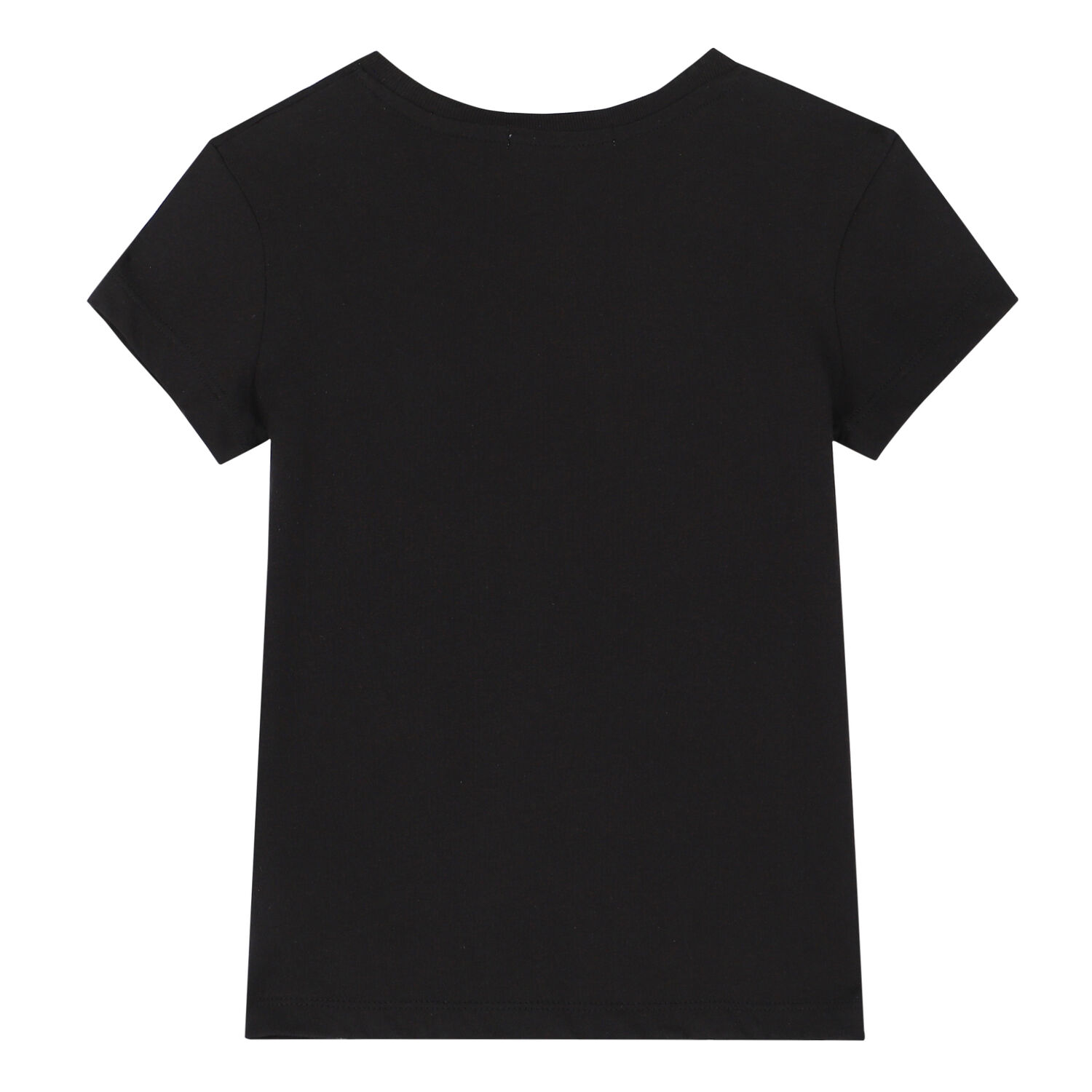 Girls Black Logo T-Shirt, 2, hi-res image number null