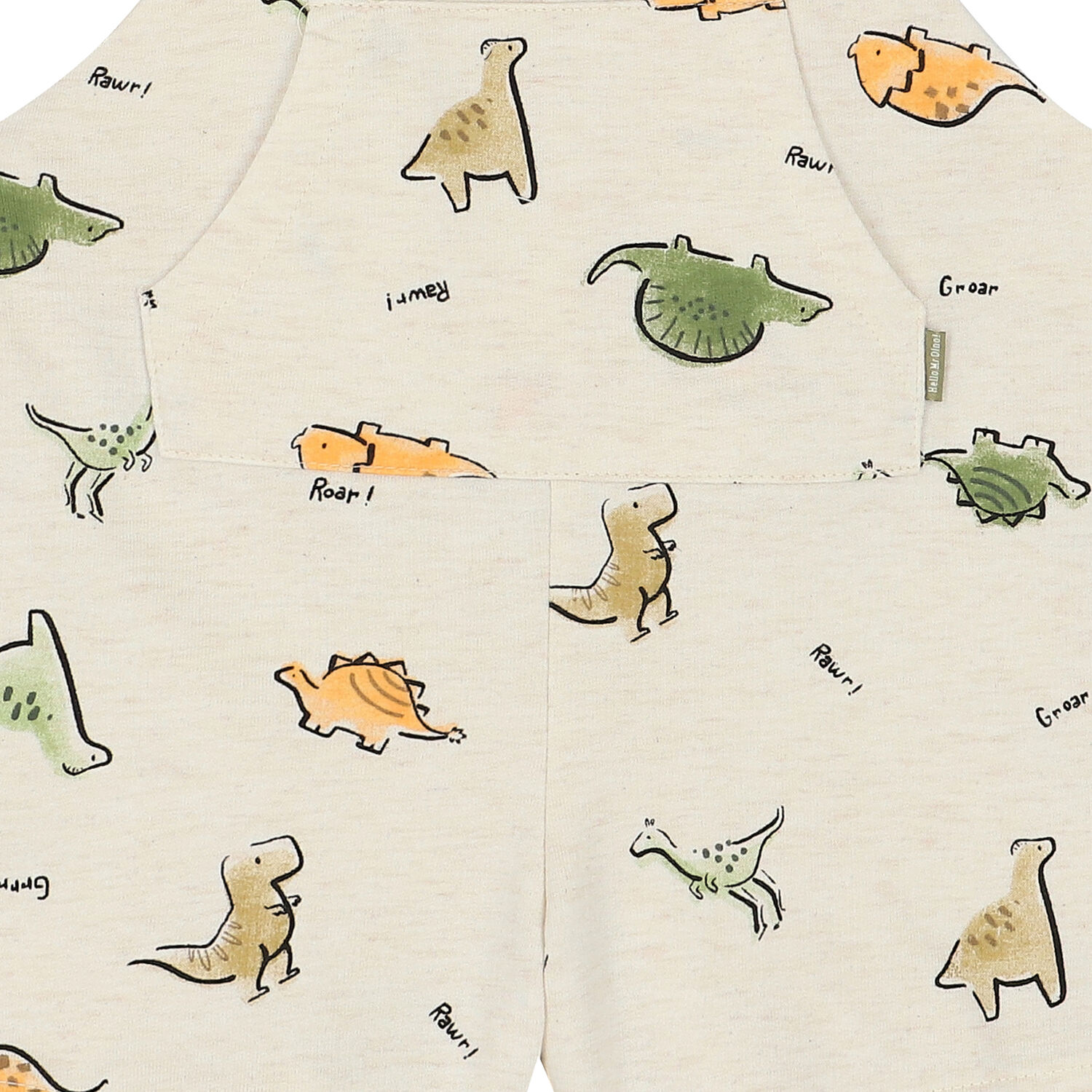 Younger Boys Yellow & Beige Dungaree Set, 1, hi-res