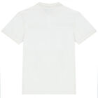 تيشيرت بولو باللون الأبيض والذهبي للأولاد, 1, hi-res