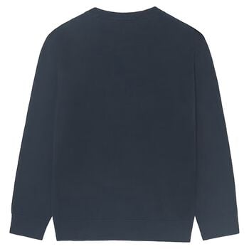 Boys Navy Blue Knitted Jumper