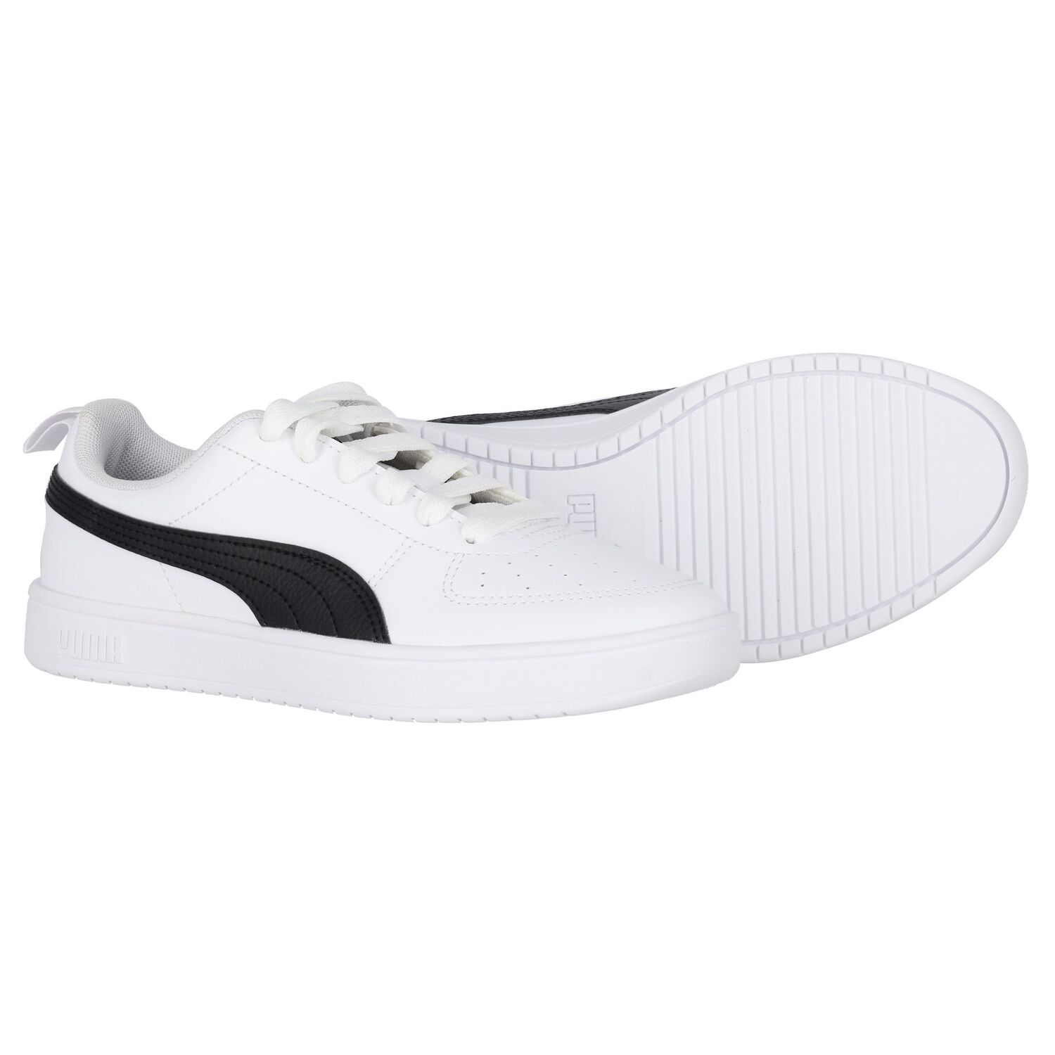 White & Black Rickie Trainers, 3, hi-res image number null