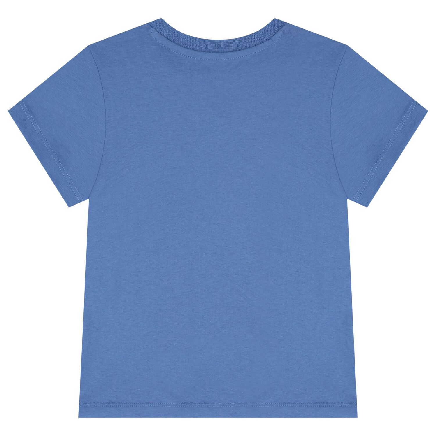 Boys Blue Elephant Logo T-Shirt, 2, hi-res