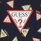 Baby Boys Navy Blue Teddy Bear Logo Babygrow, 1, hi-res