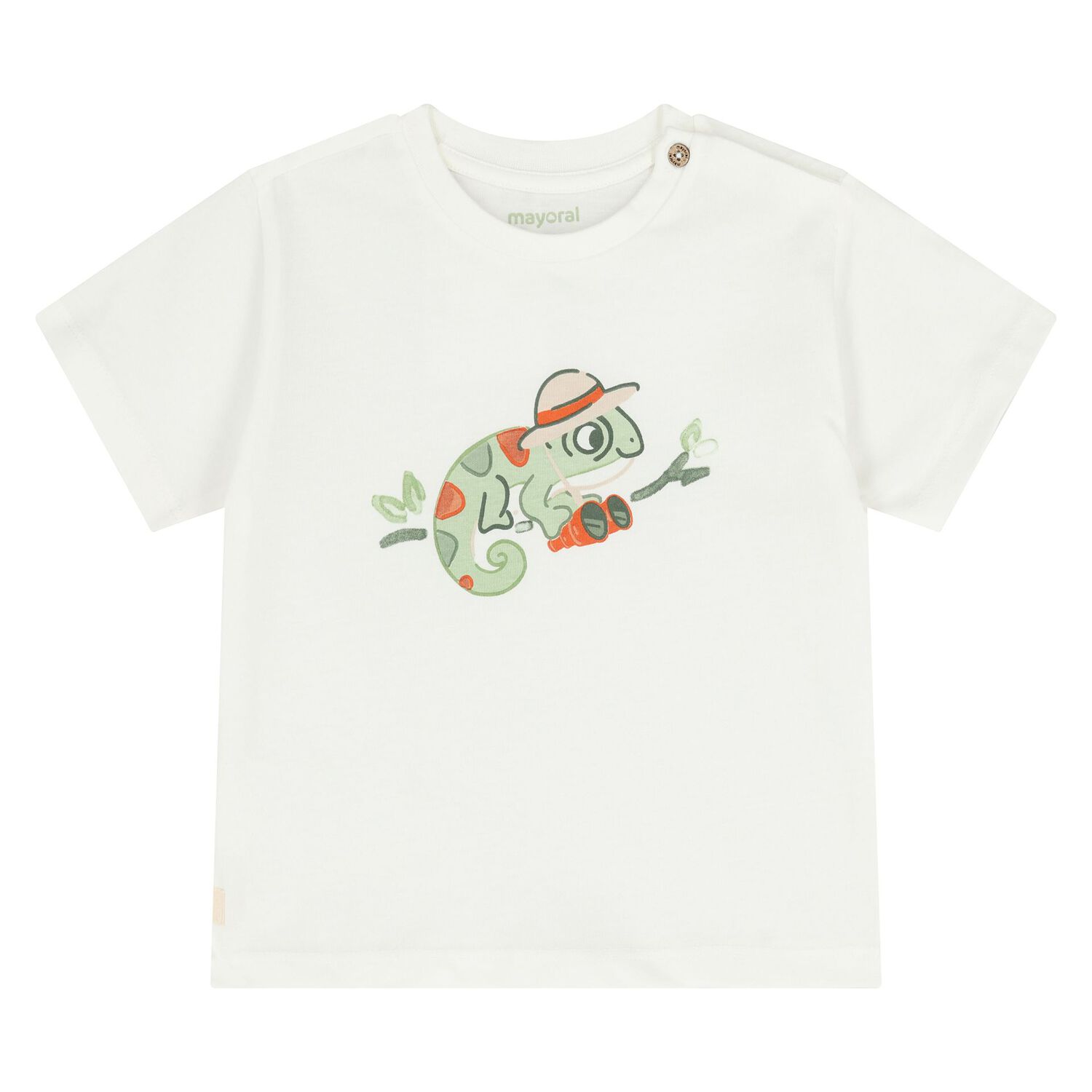 طقم شورت وقبعة للأولاد باللون الأبيض والأخضر, 1, hi-res