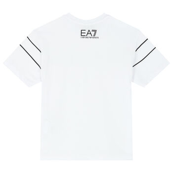 Boys White Logo T-Shirt