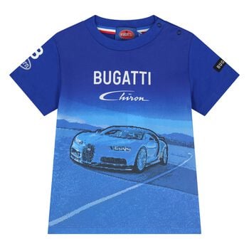 Younger Boys Blue Logo T-Shirt