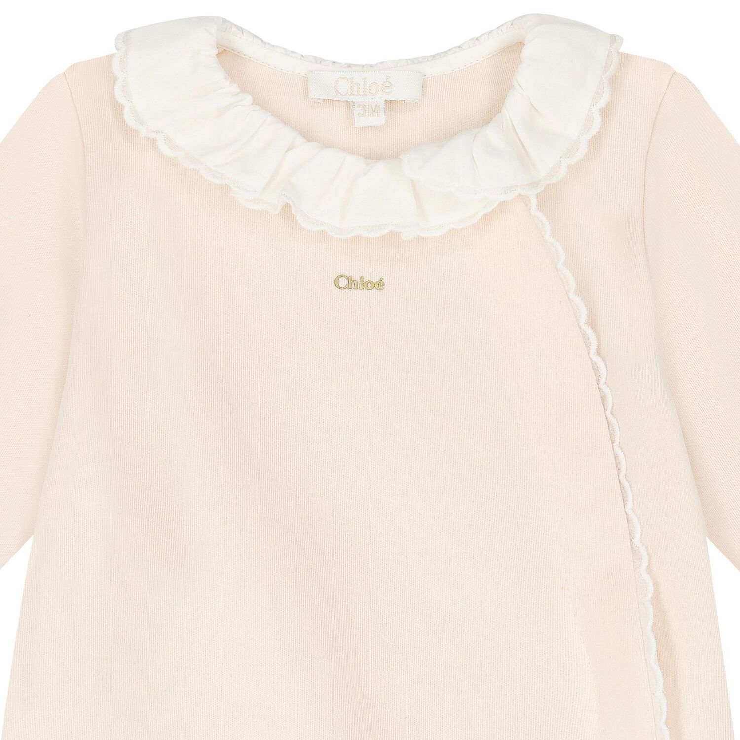 طقم بنات هدايا أفرول باللون الوردي, 2, hi-res