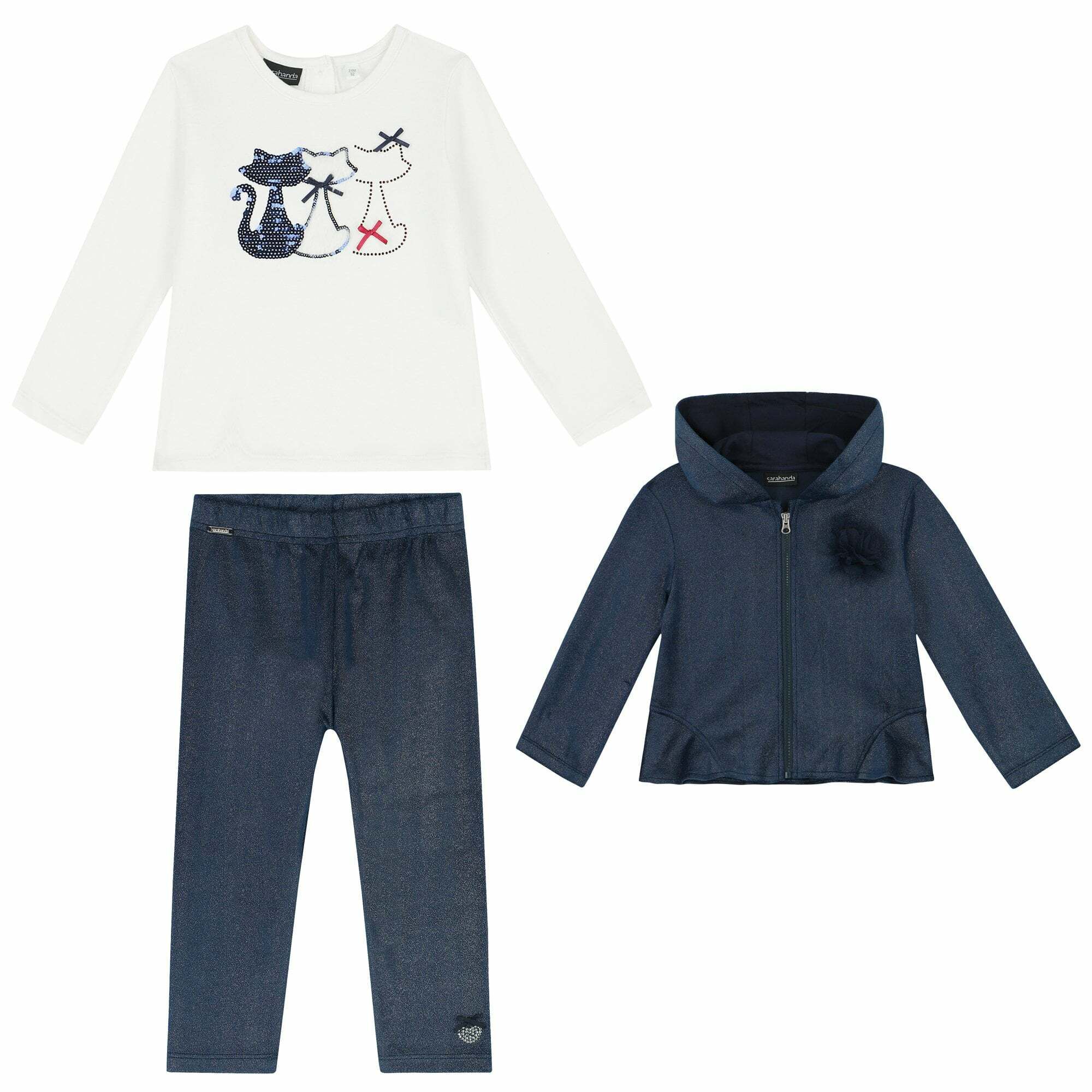 Navy tracksuit girl clearance
