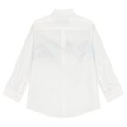قميص أبيض بشعار للأولاد, 1, hi-res
