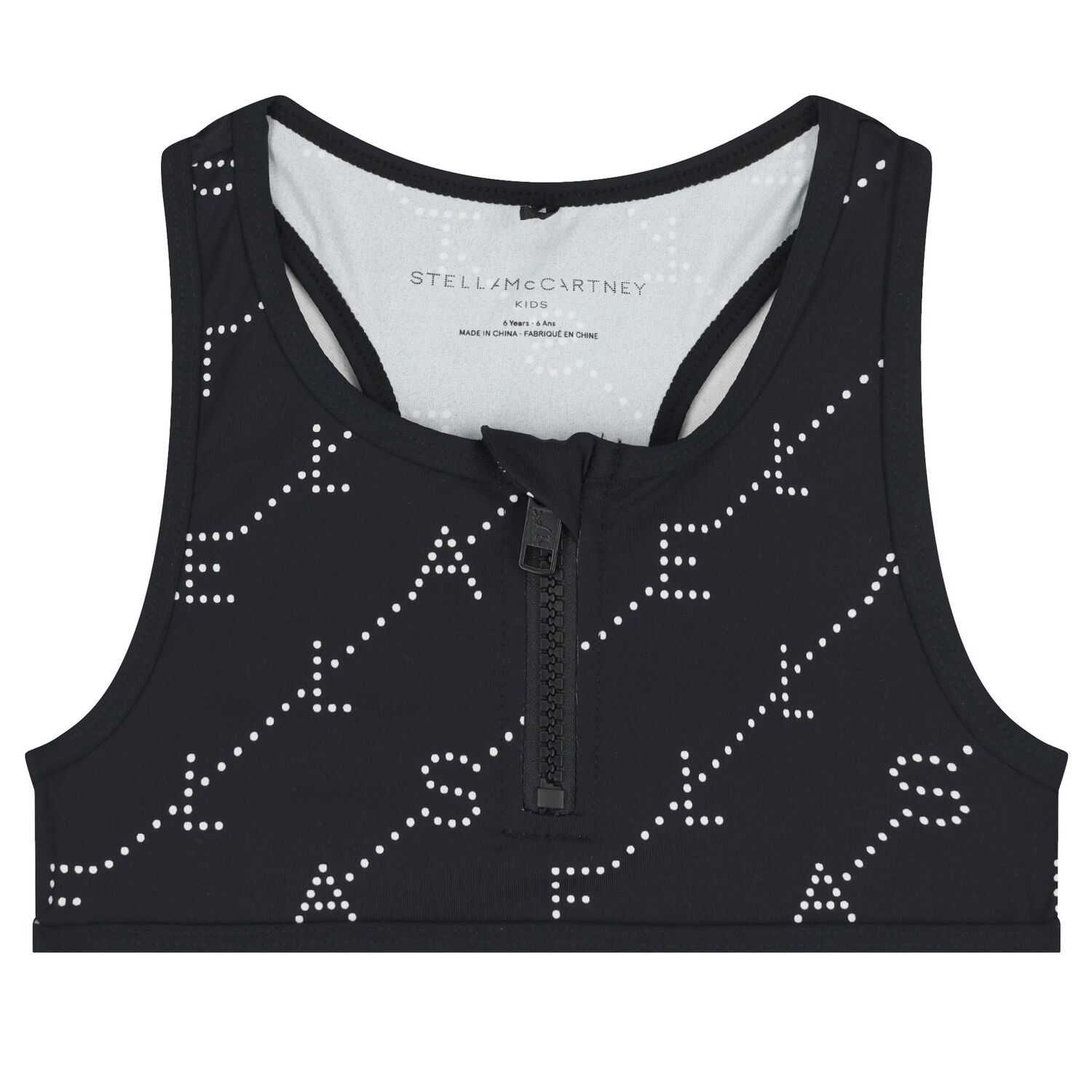 بيكيني باللونين الأبيض و الأسود للبنات, 1, hi-res