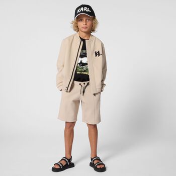 Boys Black Ikonik T-Shirt
