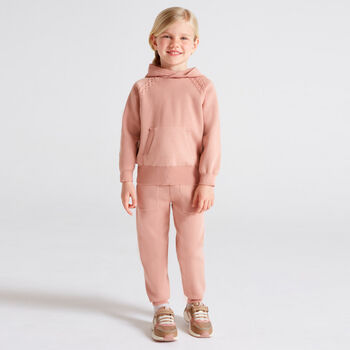 Girls Pink Tracksuit