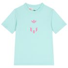 Boys Green Logo Messi T-Shirt, 1, hi-res