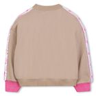 Girls Beige Sequin Sweatshirt, 1, hi-res