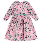 فستان مزهر باللون الوردي, 1, hi-res