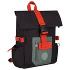 Boys Black & Green Backpack, 1, hi-res