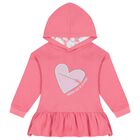 Girl Pink Hear Logo Leggings Set, 1, hi-res