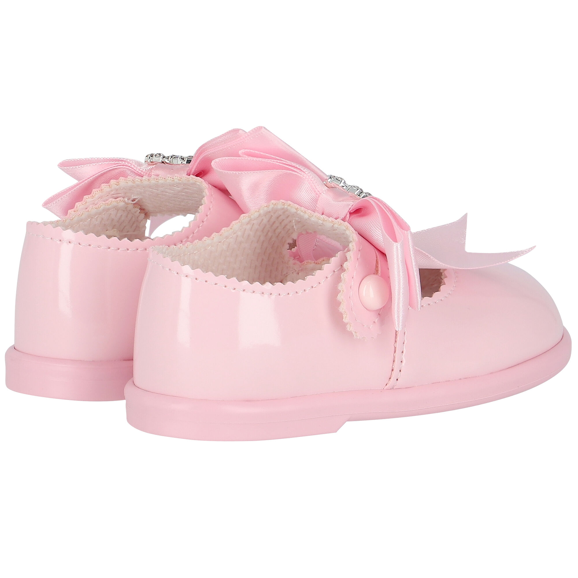 Infant patent best sale leather shoes