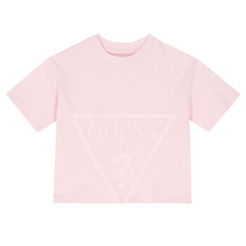 Girls Pink Logo T-Shirt