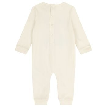 رومبير أطفال بشعار دب تيدي باللون العاجي