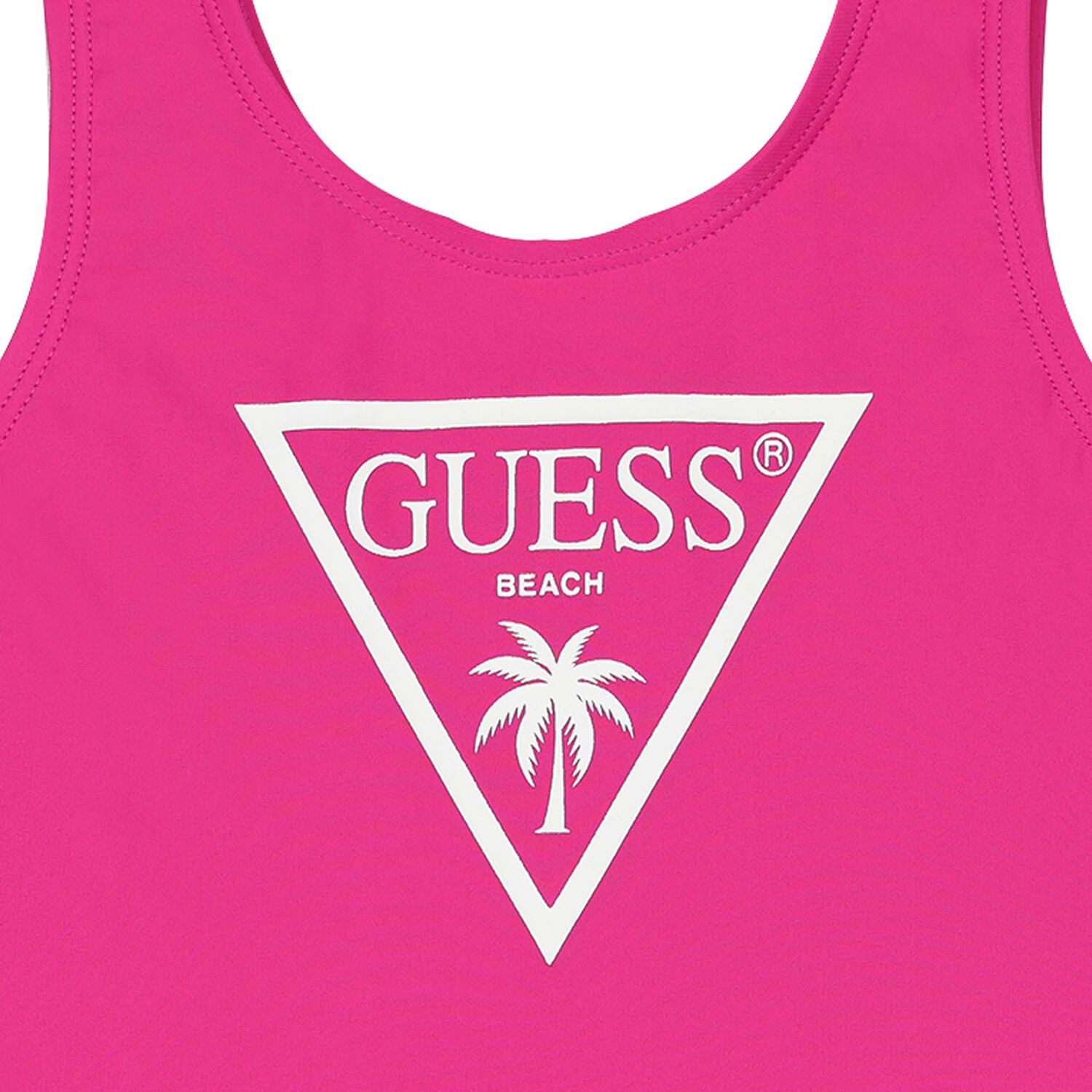 Girls Pink Logo Swimsuit, 1, hi-res image number null