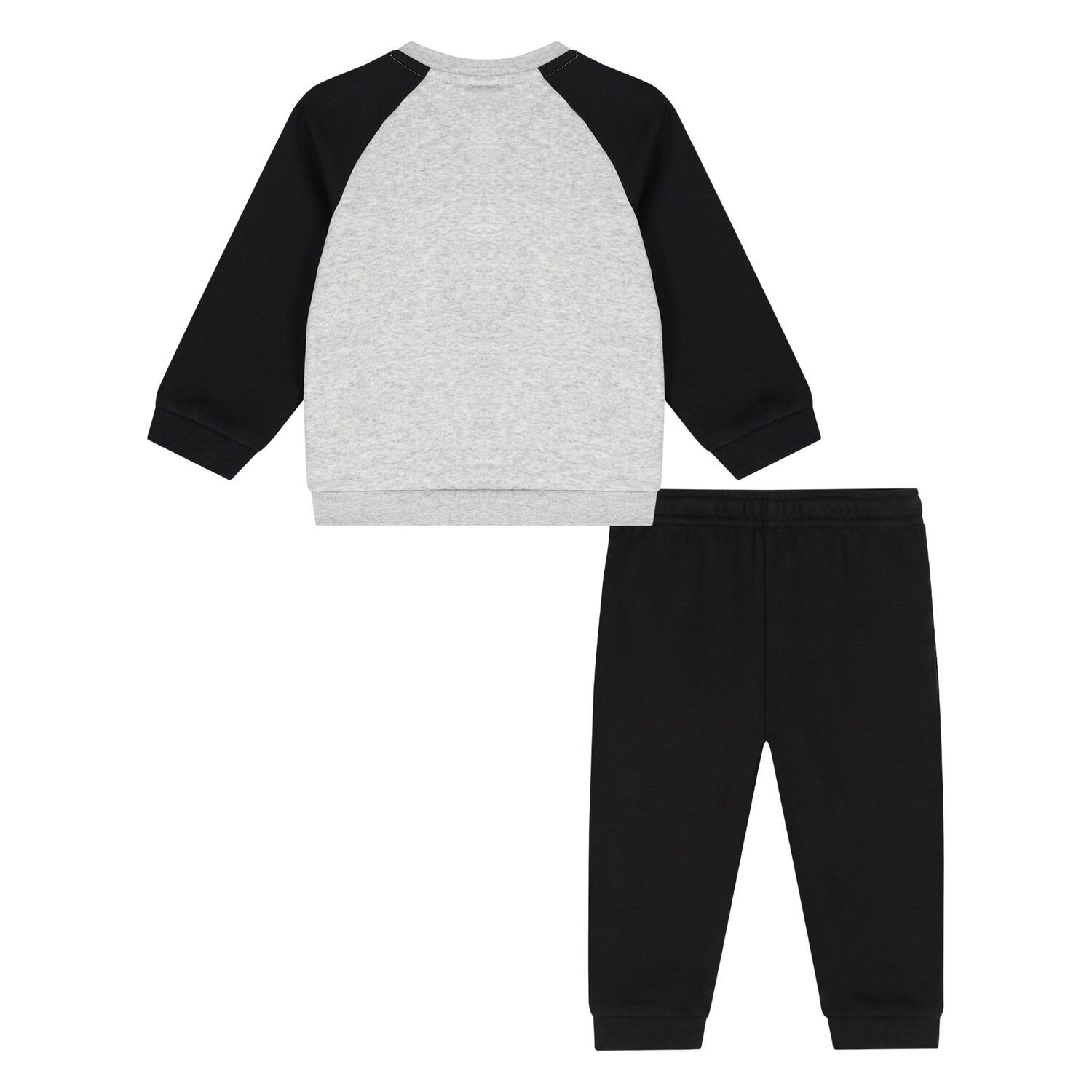 Younger Boys Black & Grey Logo Tracksuit, 1, hi-res