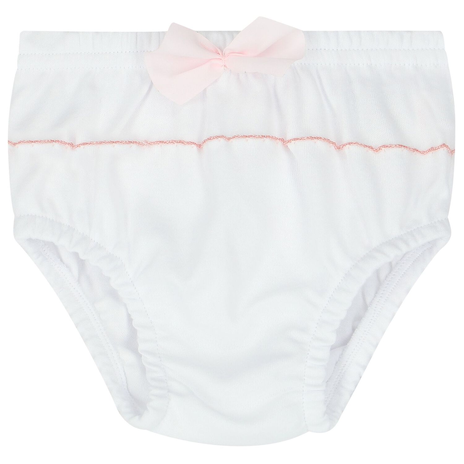 Baby Girls White & Pink Swan Dress Set, 1, hi-res