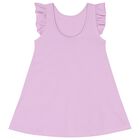 Girls Purple Ruffled Dress, 1, hi-res