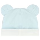 طقم أولاد هدايا أفرول بالشعار باللون الأزرق, 2, hi-res