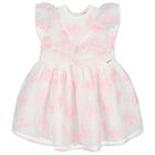 Girls Floral Ruffle Dress, 1, hi-res