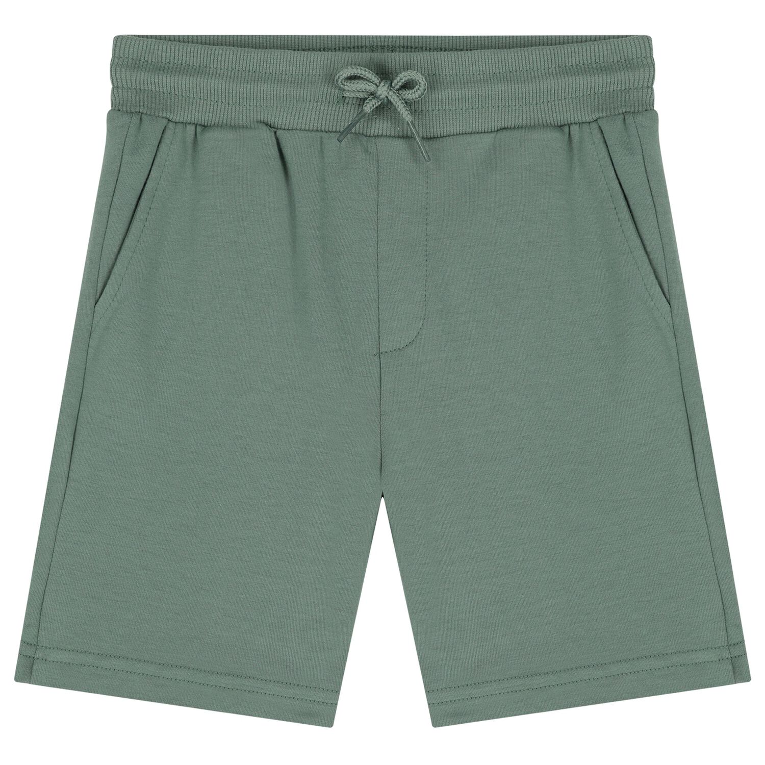 Boys Green Logo Shorts, 3, hi-res