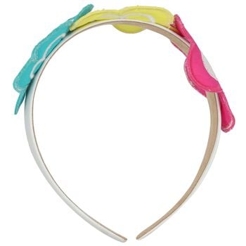 Girls Multi-Coloured Floral Applique Headband