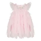 Baby Girls Pink Ruffled Tulle Dress Set, 1, hi-res