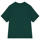 Boys Green Logo Shorts Set, 1, hi-res